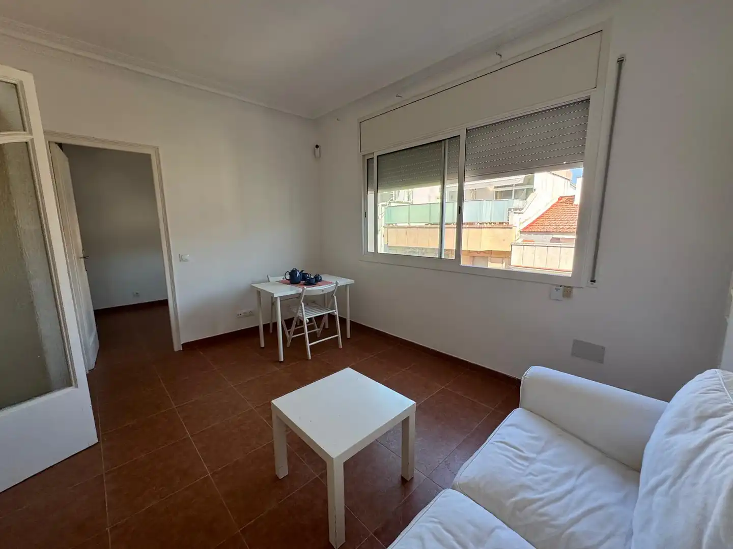 Sala d'estar de Pis en venda en Barcelona amb Moblat, Forn i Alarma