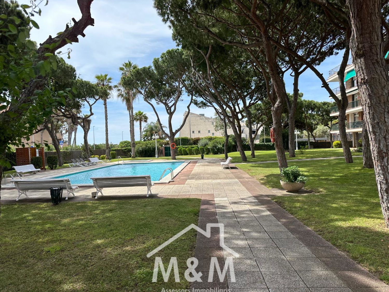 Garten von Wohnungen miete in Gavà mit Heizung und Terrasse