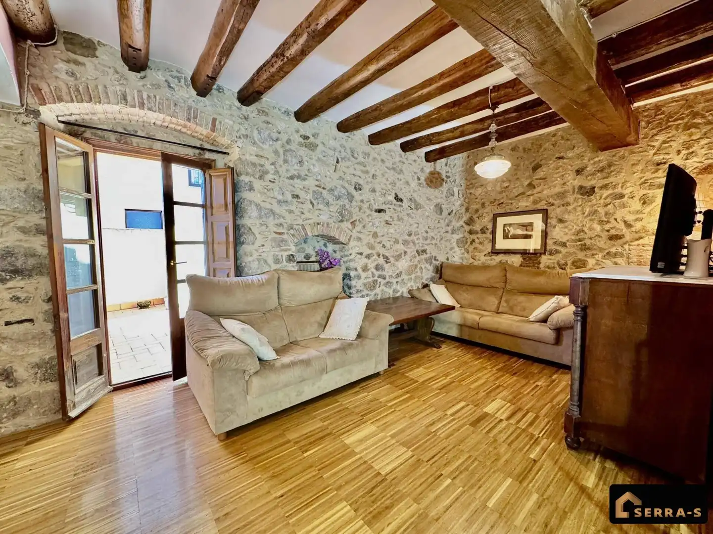 Living room of Houses for sale in Fontanilles  with Heating, Private garden and Balcony