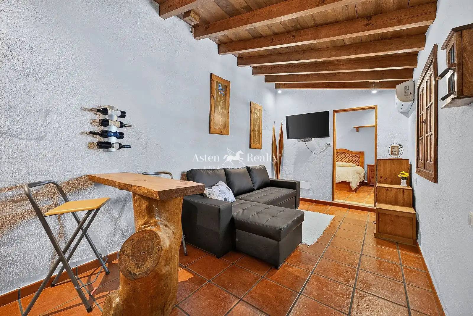 Living room of Houses for sale in Guía de Isora  with Air Conditioner, Private garden and Terrace