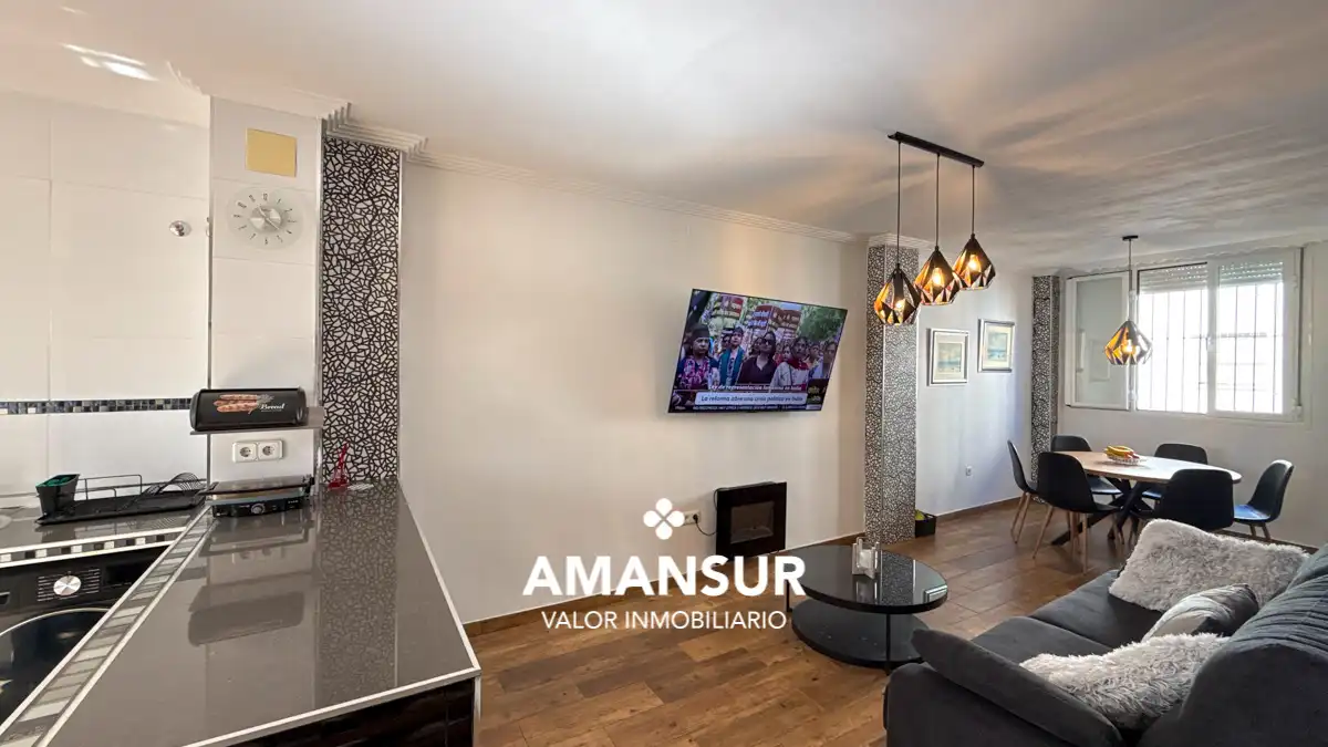 Sala de estar de Casa adosada en venta en Cartaya con Terraza y Alarma