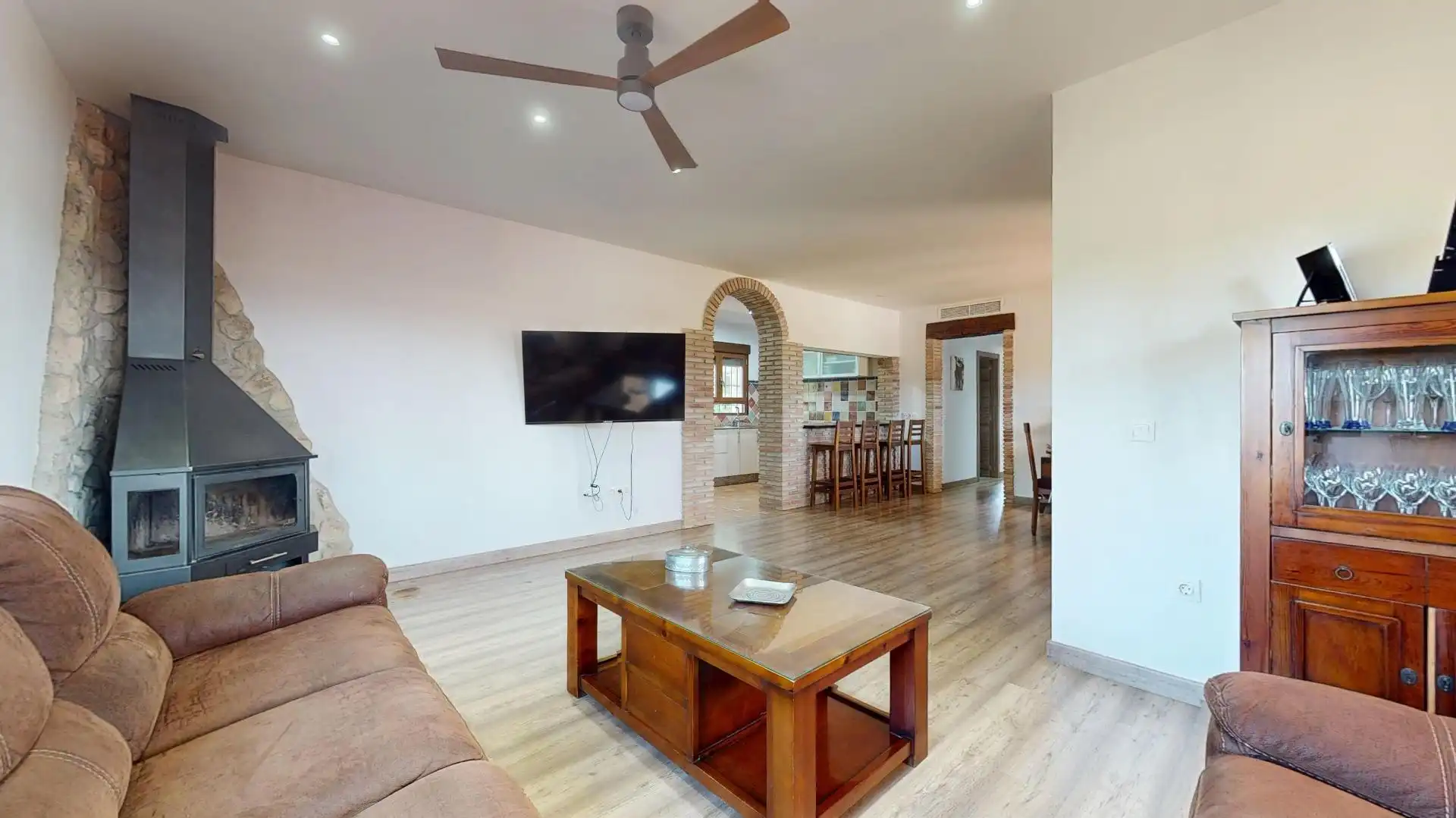 Sala de estar de Casa o chalet en venta en Agost con Terraza y Piscina