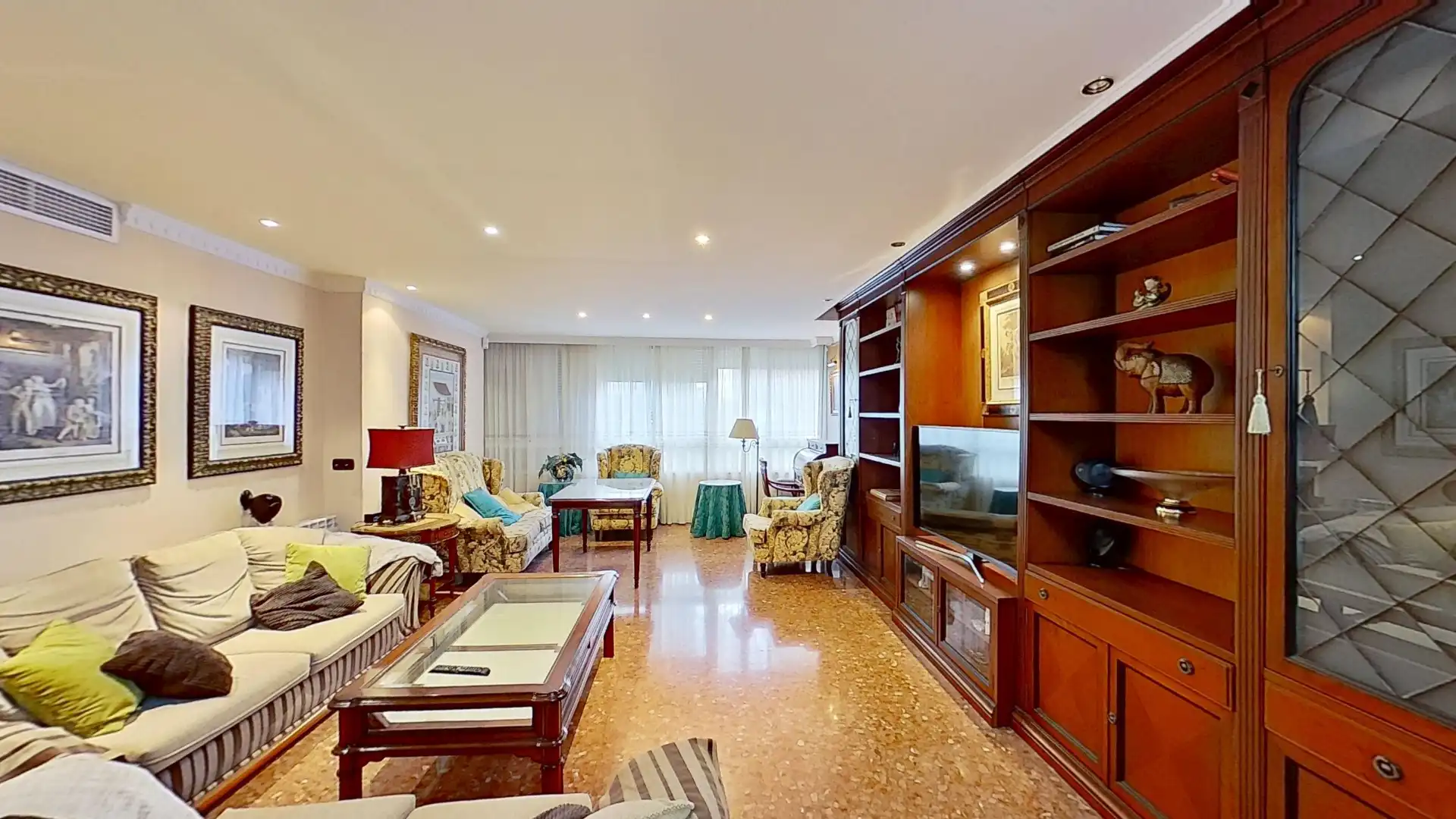 Living room of Flat for sale in Málaga  with Air Conditioner and Furnished