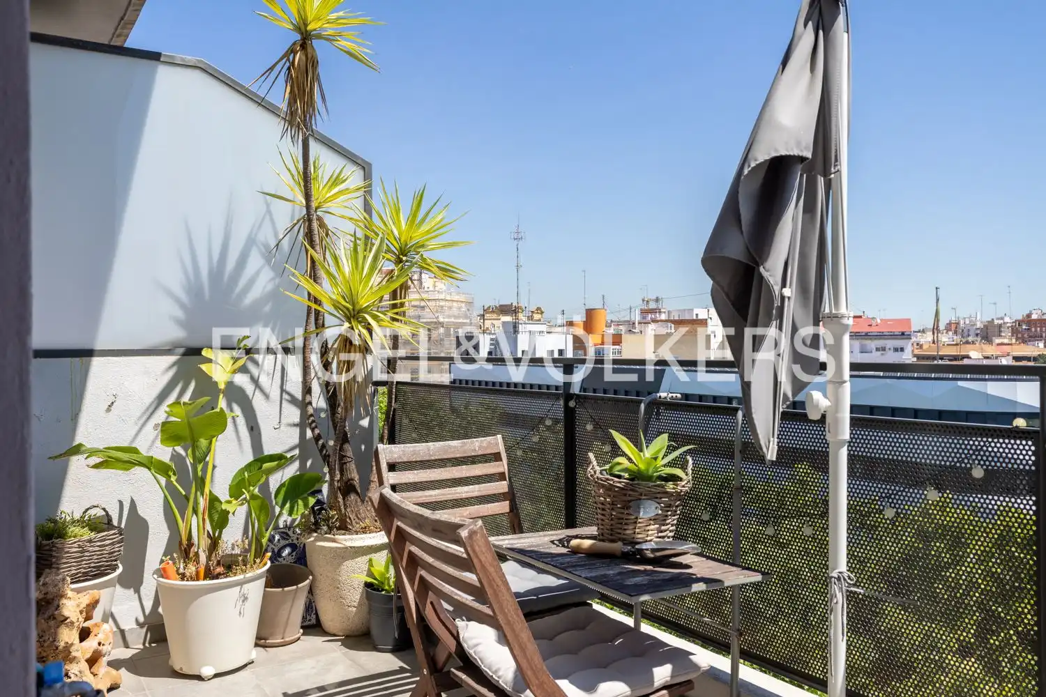 Balcony of Flat for sale in Valencia  with Air Conditioner, Heating and Balcony