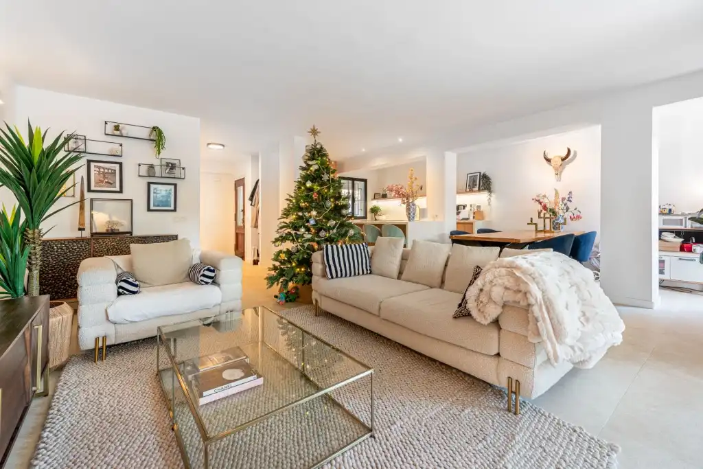 Living room of Detached homes for sale in Pollença  with Air Conditioner, Heating and Private garden