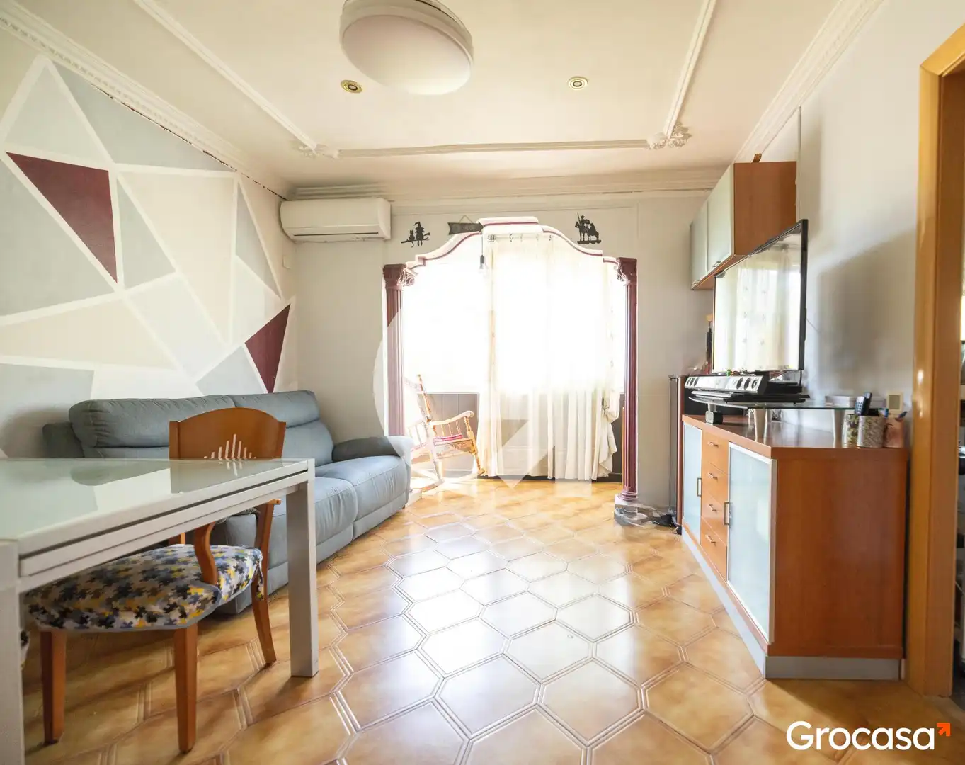 Living room of Flat for sale in Lleida  with Air Conditioner, Heating and Storage room