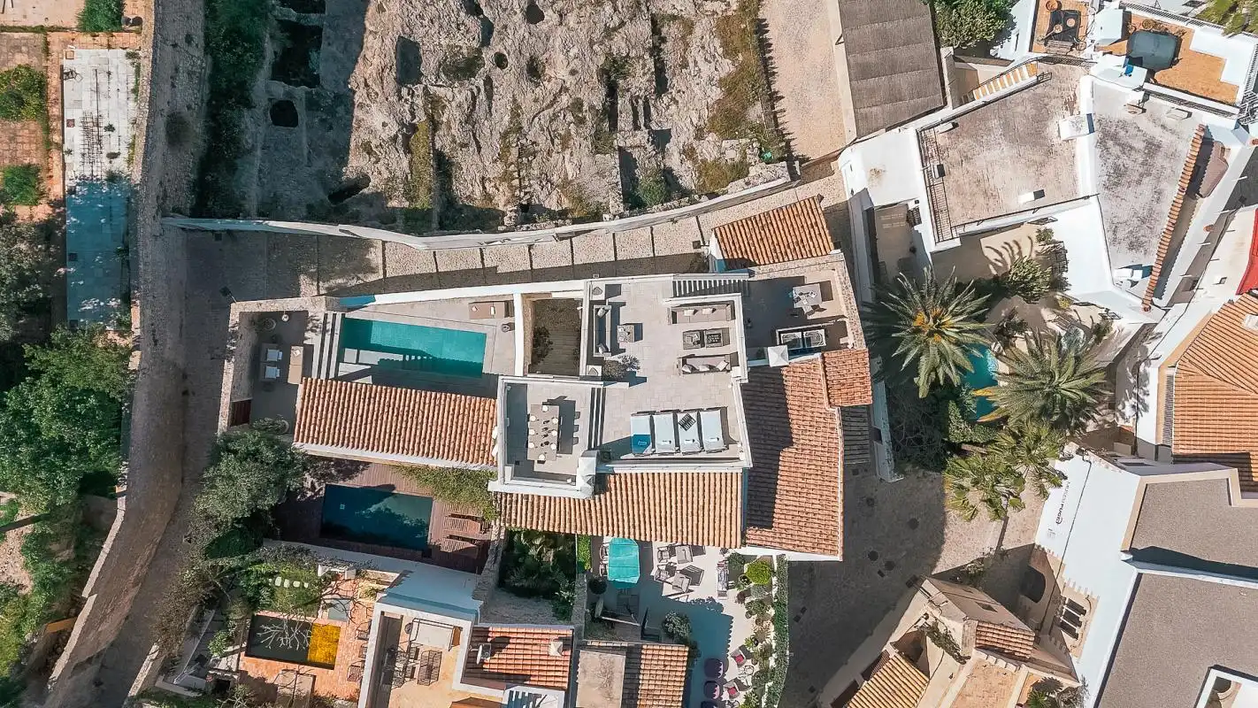 Vista exterior de Casa adosada en venda en Eivissa amb Aire condicionat, Calefacció i Traster