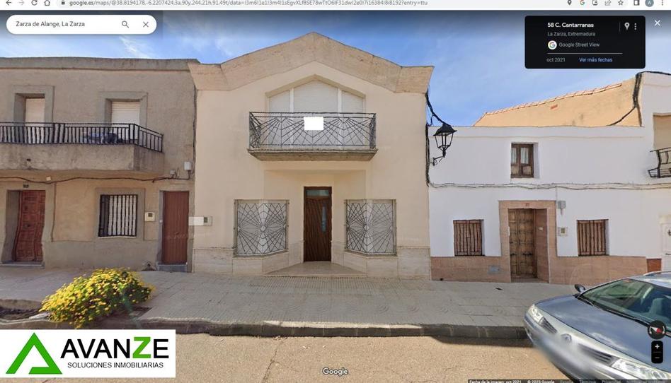 Foto 1 de Casa o chalet en venta en La Zarza (Badajoz), Badajoz