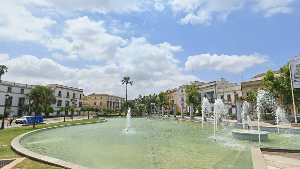 Außenansicht von Einfamilien-Reihenhaus zum Verkauf in Jerez de la Frontera mit Klimaanlage und Heizung