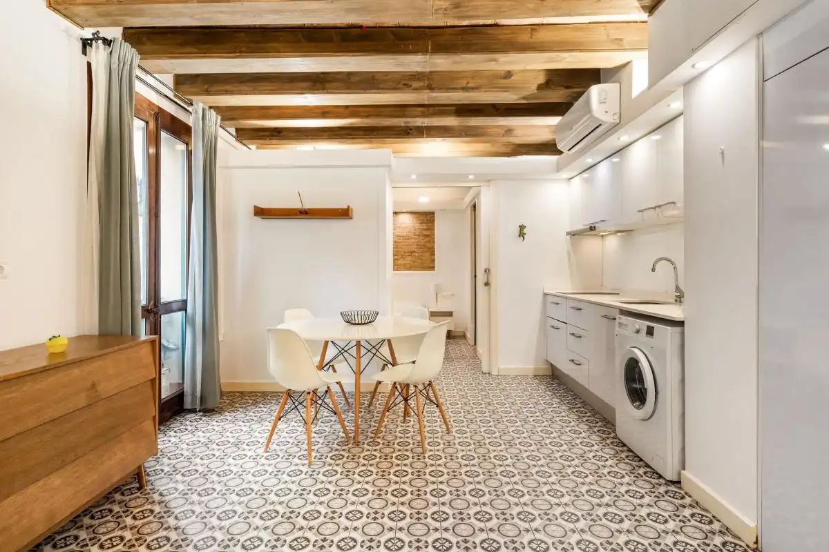 Cocina de Piso en venta en Barcelona con Aire acondicionado, Calefacción y Amueblado