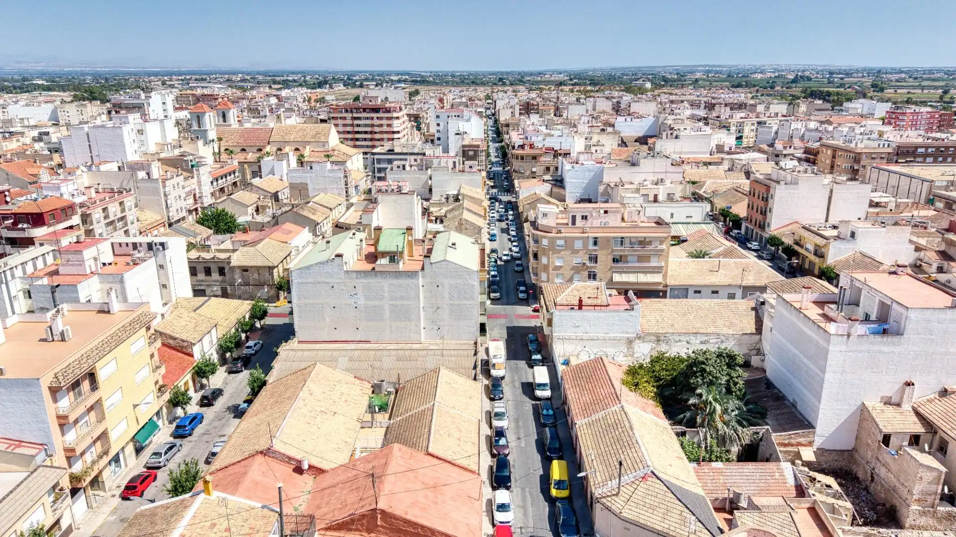 Vista exterior de Piso en venta en Almoradí con Aire acondicionado, Amueblado y Balcón