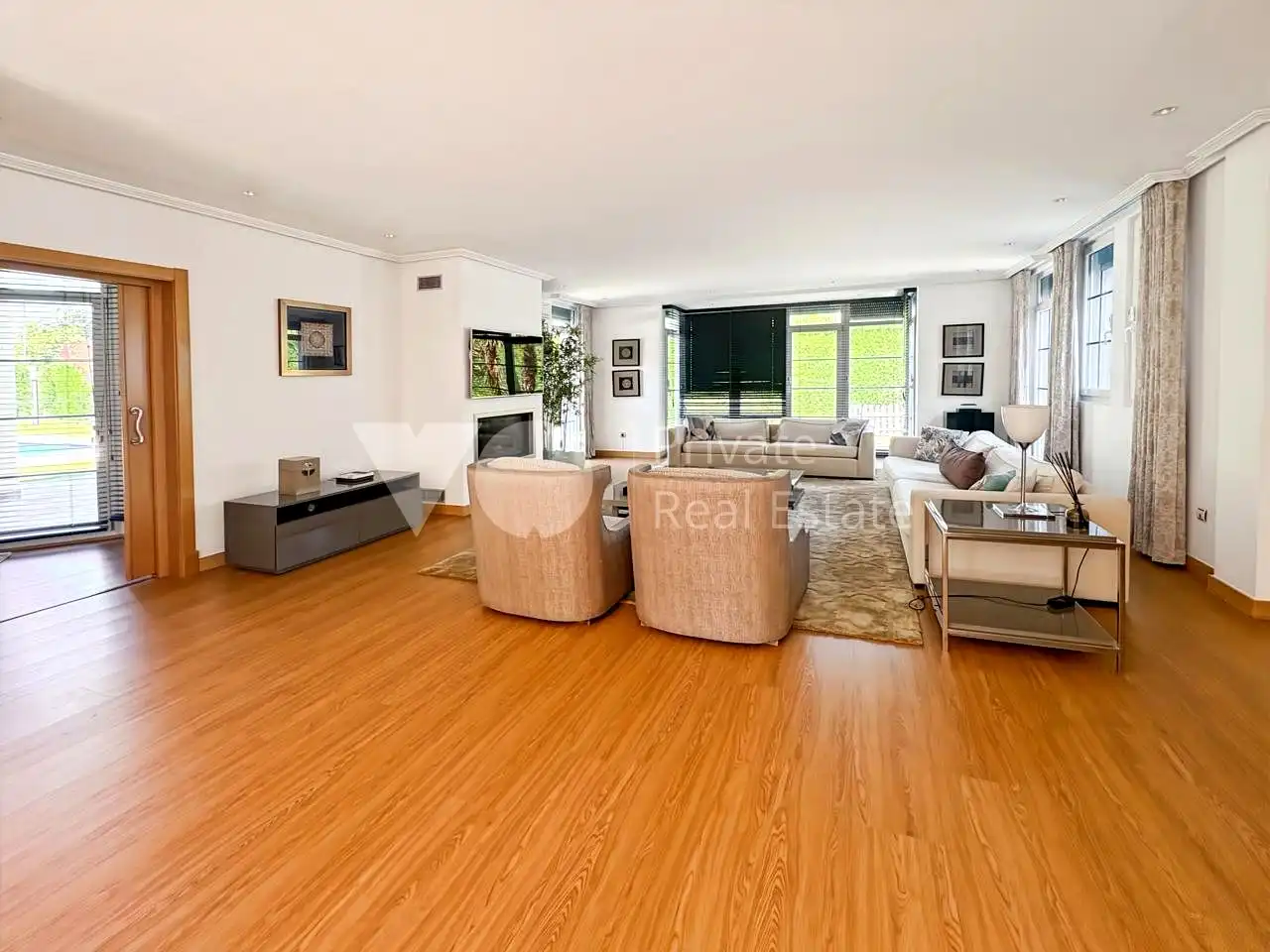 Sala d'estar de Casa o xalet de lloguer en Boadilla del Monte amb Aire condicionat, Calefacció i Jardí privat