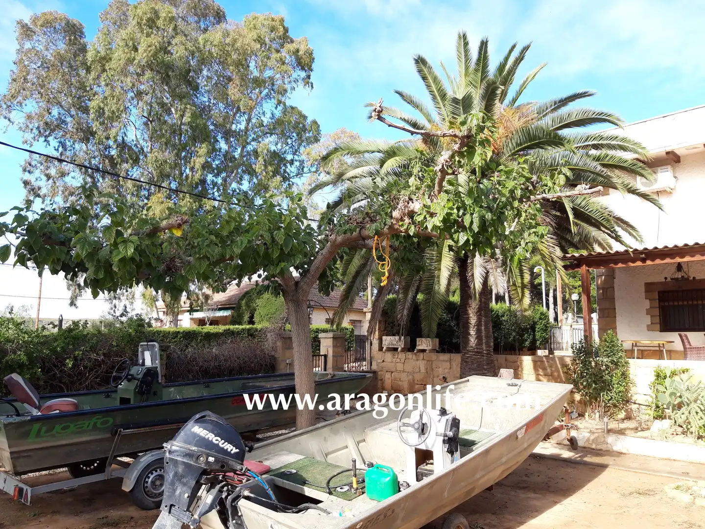 Jardí de Casa o xalet en venda en Caspe amb Aire condicionat, Calefacció i Jardí privat