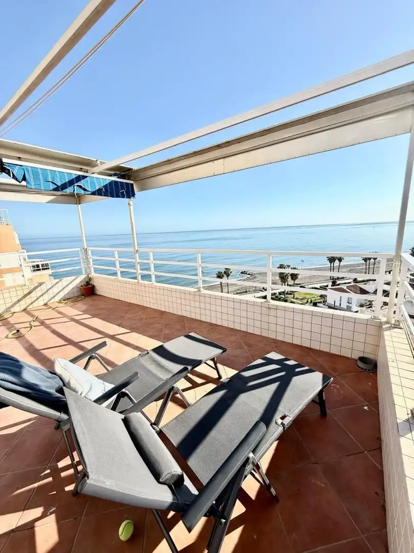 Terraza de Ático de alquiler en Vélez-Málaga con Jardín privado, Terraza y Amueblado
