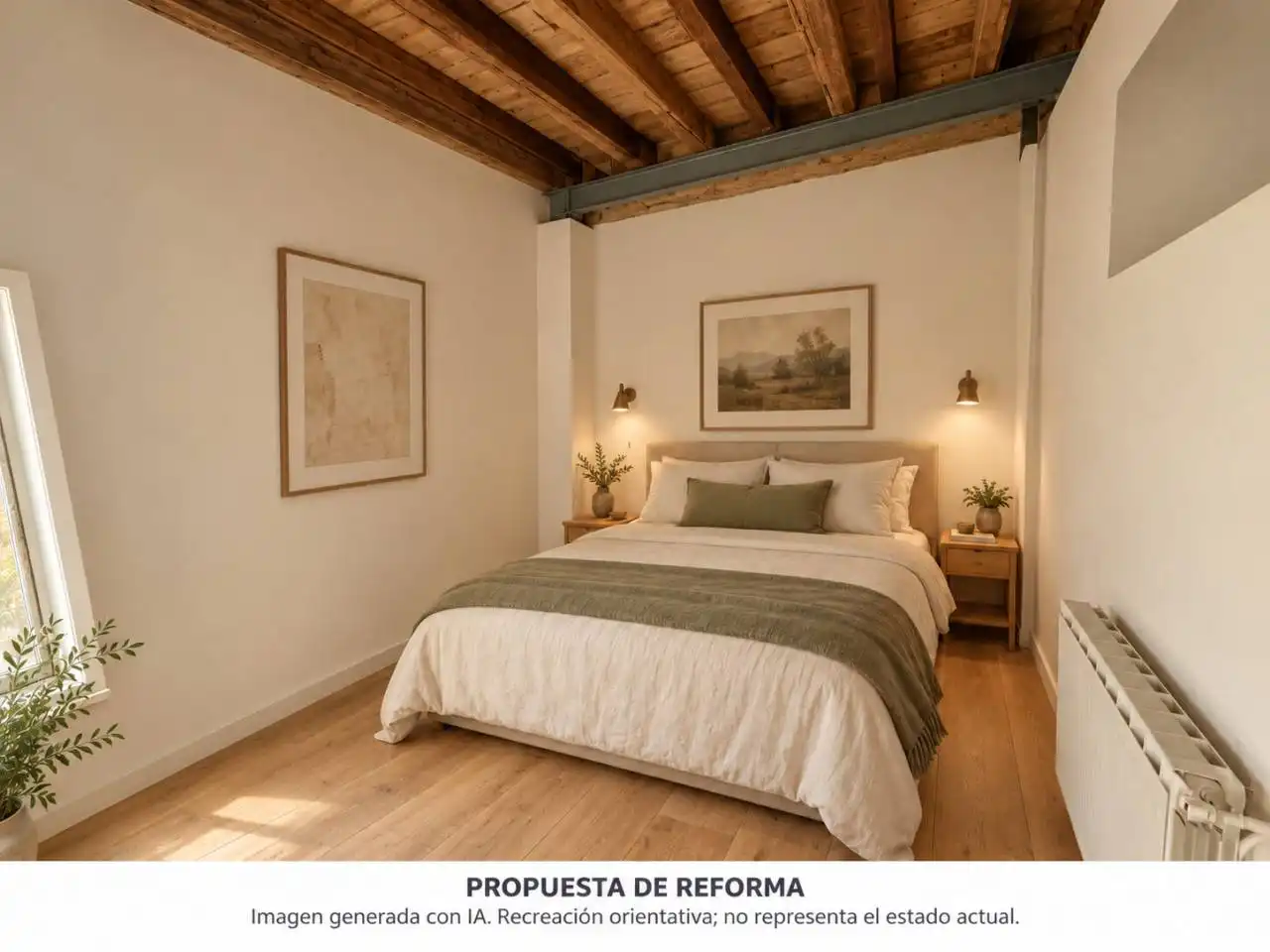 Schlafzimmer von Haus oder Chalet zum Verkauf in Sabadell mit Heizung, Privatgarten und Terrasse
