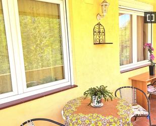Balcony of Flat to rent in  Madrid Capital  with Air Conditioner, Heating and Furnished