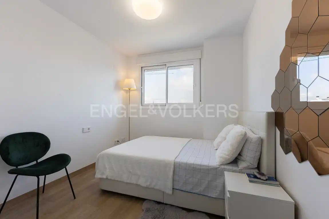 Dormitori de Pis de lloguer en Alboraya amb Aire condicionat, Calefacció i Parquet