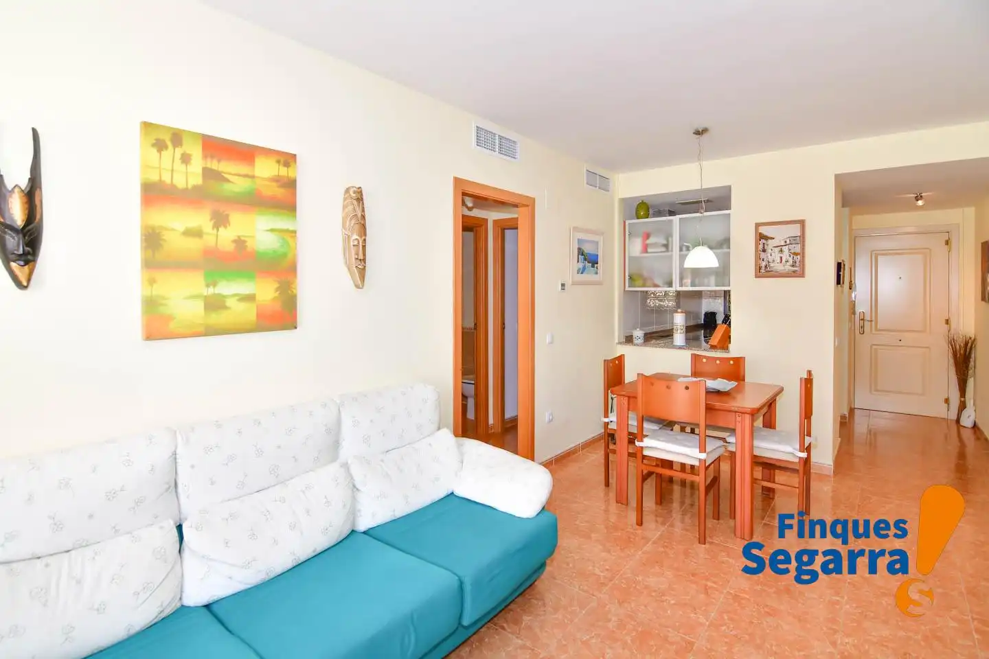 Sala de estar de Piso en venta en El Vendrell con Balcón y Piscina comunitaria