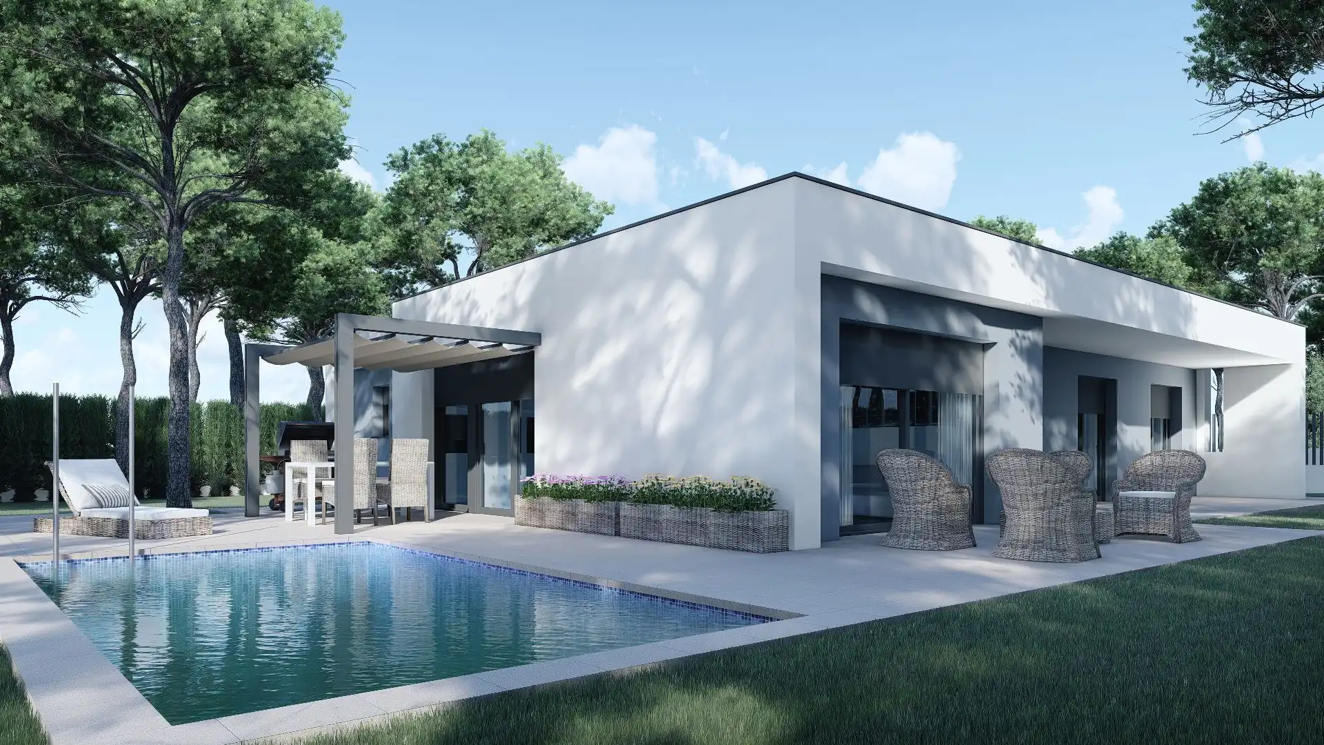 Terraza de Casa o chalet en venta en Llagostera con Jardín privado