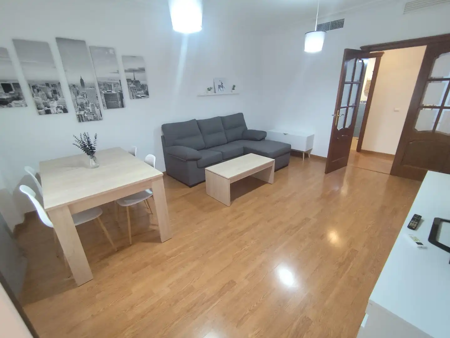 Sala d'estar de Pis de lloguer en Úbeda amb Aire condicionat, Calefacció i Terrassa