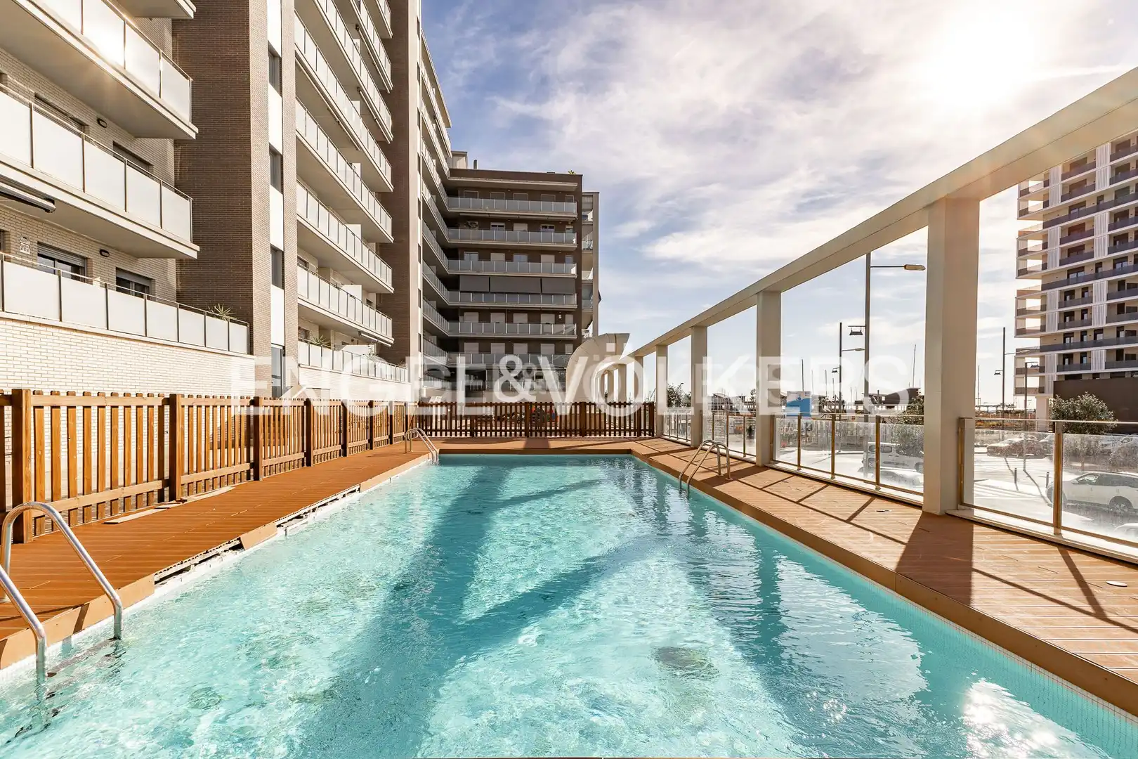 Piscina de Àtic en venda en Badalona amb Aire condicionat, Calefacció i Parquet