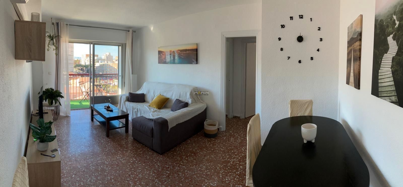 Living room of Flat to rent in Cartagena  with Air Conditioner, Furnished and Balcony