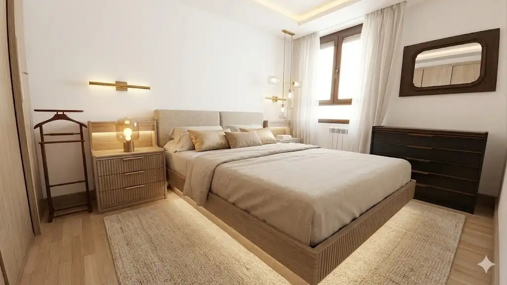 Schlafzimmer von Wohnung zum Verkauf in Bilbao  mit Möbliert