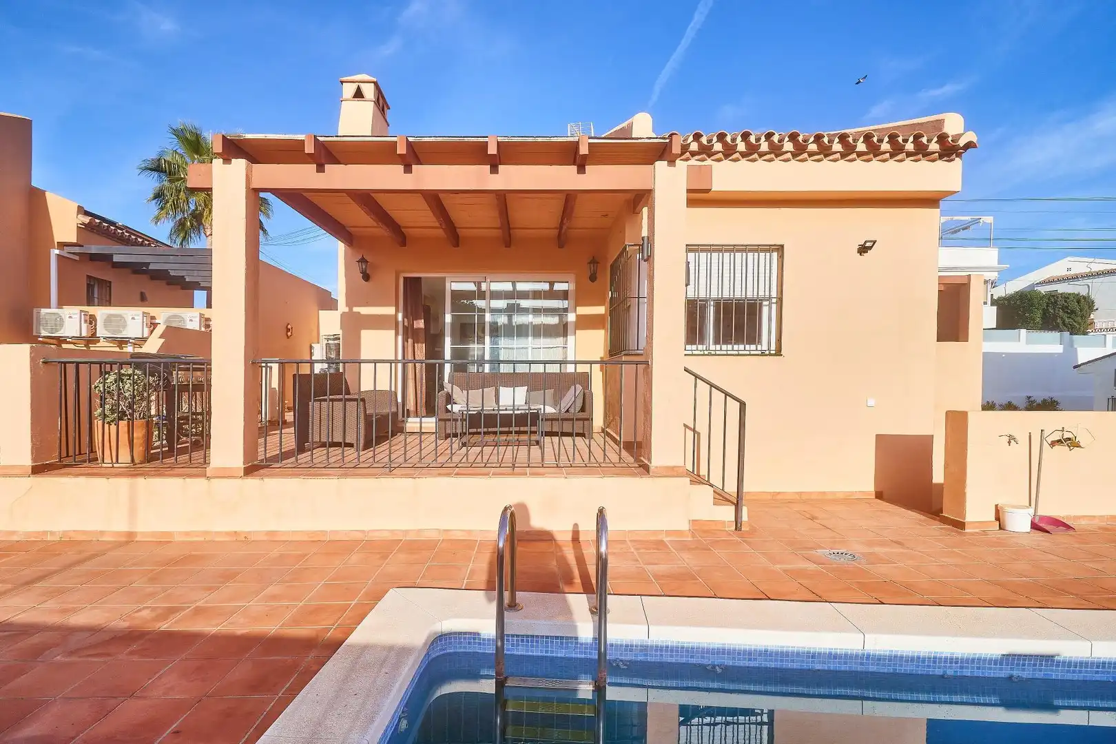 Vista exterior de Casa o chalet en venta en Mijas con Jardín privado, Terraza y Trastero