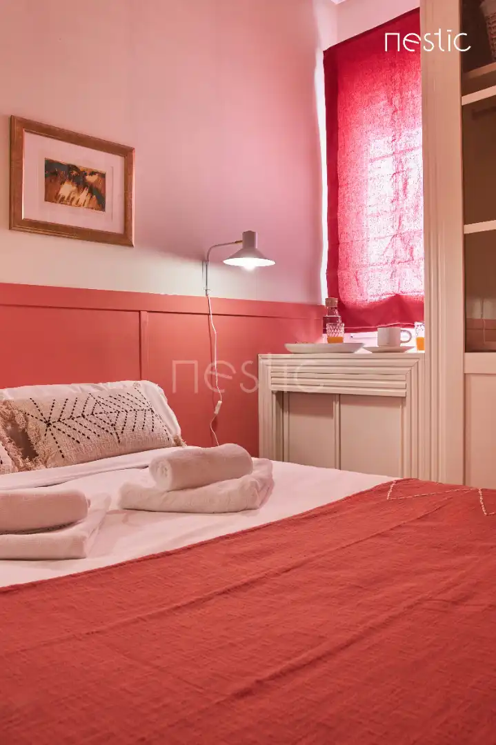 Schlafzimmer von Wohnungen zur Miete in Madrid mit Klimaanlage, Heizung und Terrasse