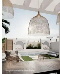 Terrassa de Casa o xalet en venda en Aspe amb Calefacció, Jardí privat i Terrassa