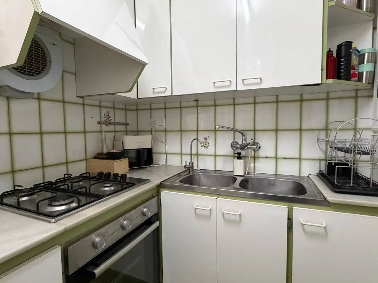 Küche von Wohnung zum Verkauf in Terrassa mit Klimaanlage und Heizung