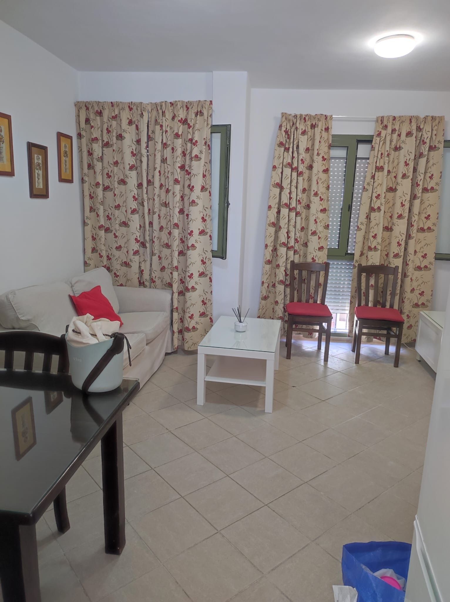 Living room of Flat to rent in Algeciras  with Furnished