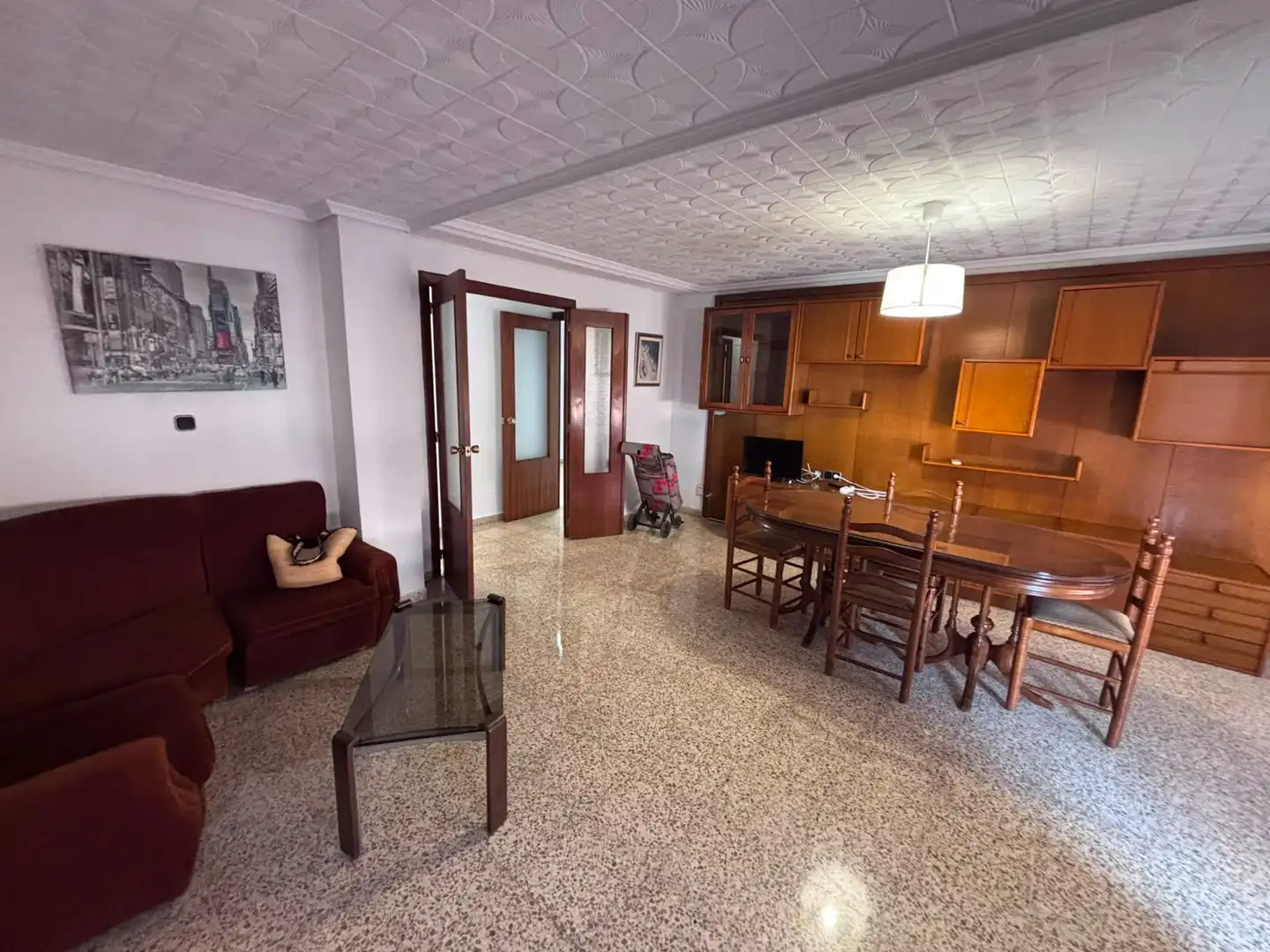 Wohnzimmer von Wohnung zur Miete in Burjassot mit Klimaanlage, Möbliert und Ofen