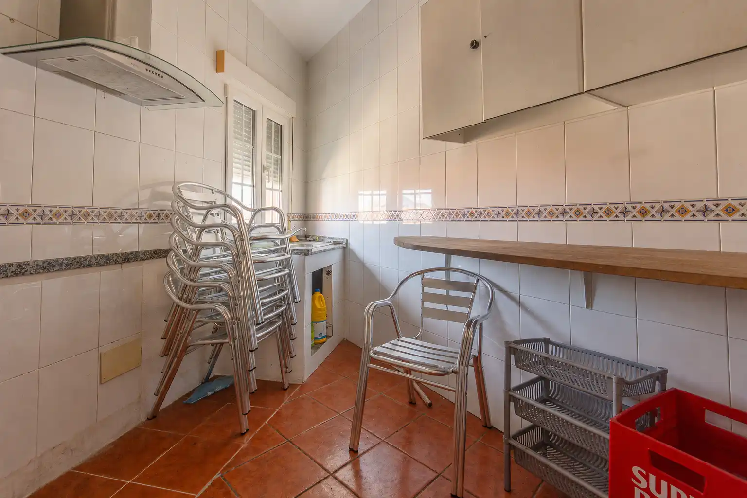 Cuina de Casa o xalet en venda en A Pobra do Caramiñal amb Calefacció, Jardí privat i Parquet