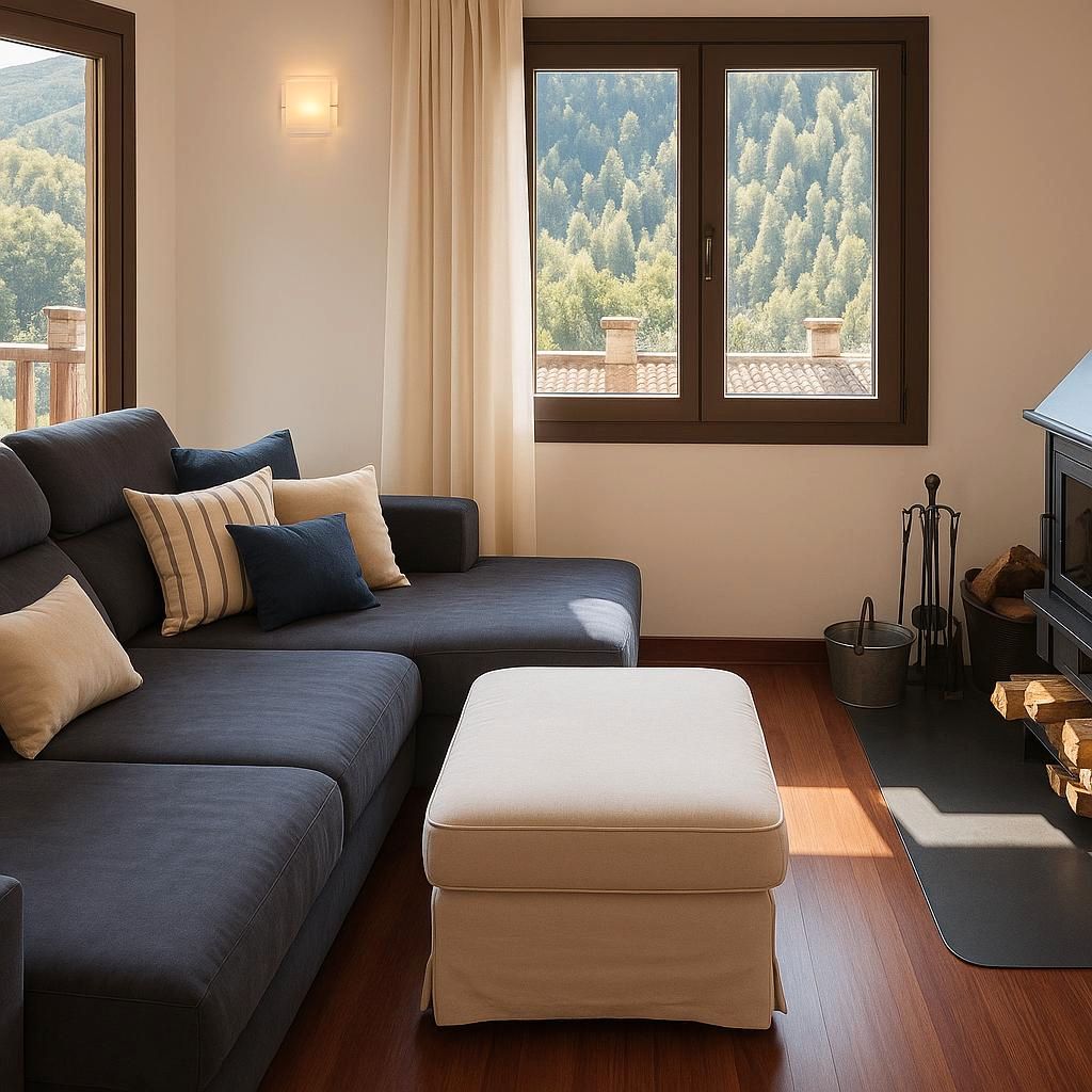 Living room of Duplex for sale in Setcases  with Furnished