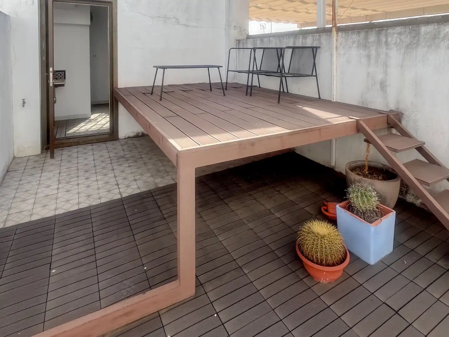Terrasse von Wohnung zur Miete in Sevilla mit Klimaanlage, Heizung und Abstellraum