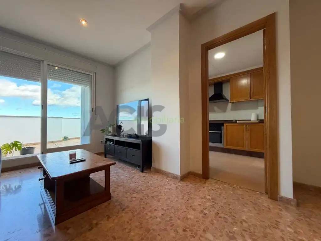 Sala de estar de Ático de alquiler en L'Alcúdia con Terraza y Balcón