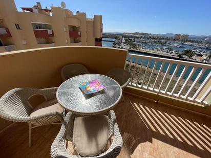Balcony of Attic for sale in La Manga del Mar Menor  with Air Conditioner, Terrace and Swimming Pool