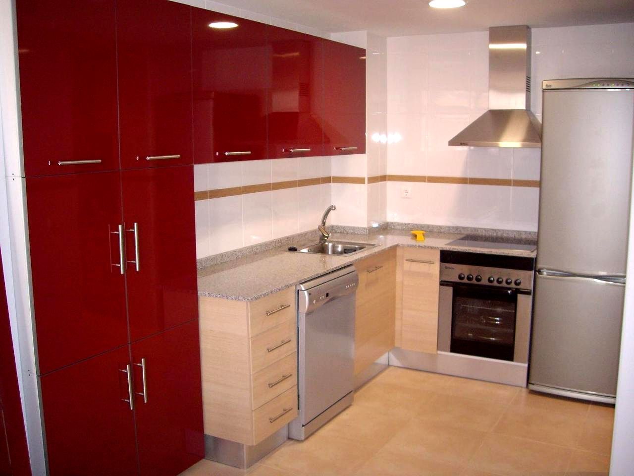 Cocina de Piso en venta en Oropesa del Mar / Orpesa con Aire acondicionado, Terraza y Piscina comunitaria