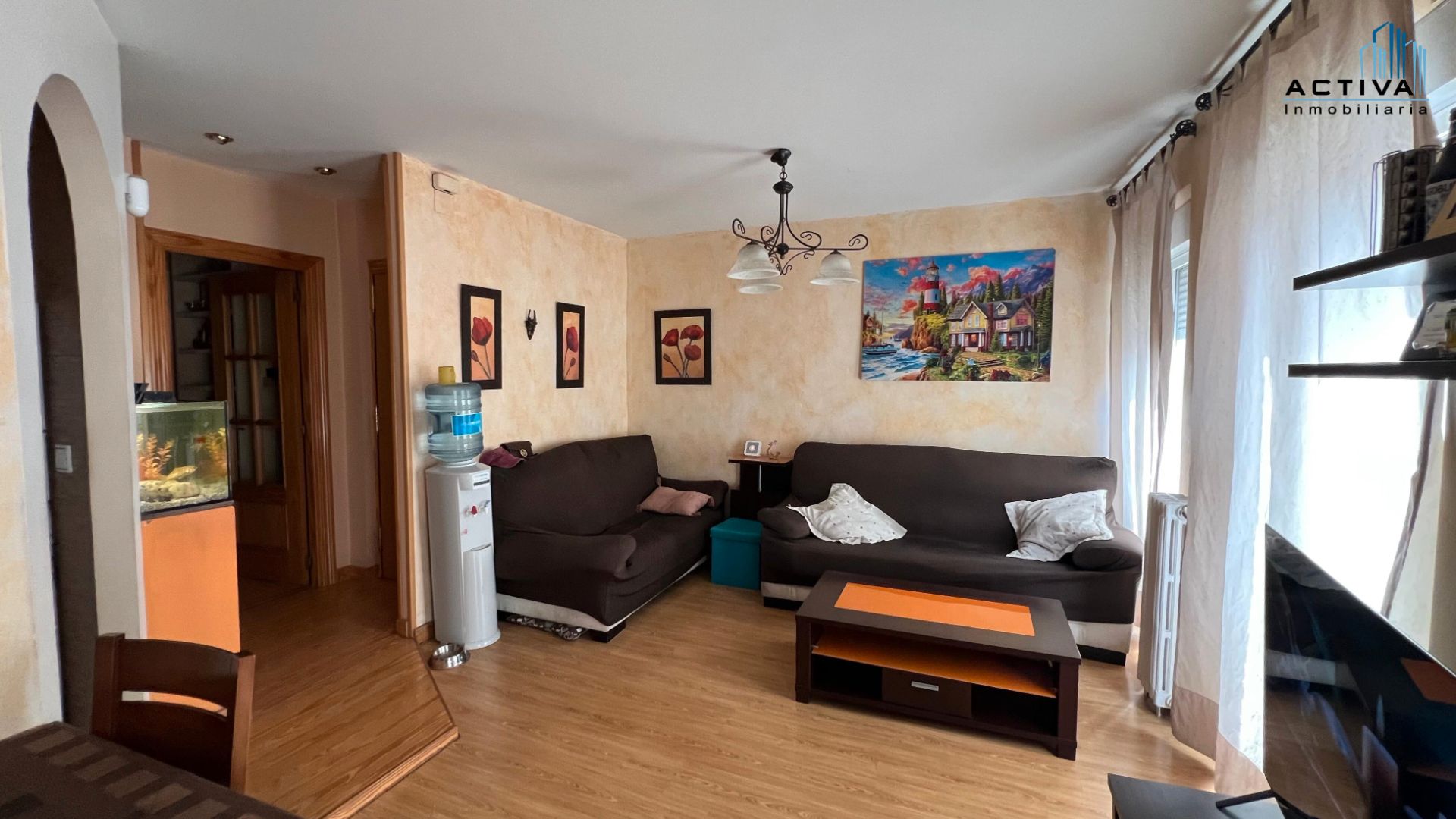 Living room of Duplex for sale in Valladolid Capital  with Heating, Parquet flooring and Terrace