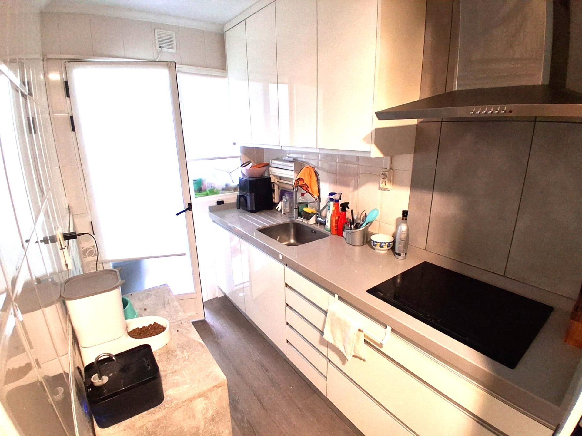 Kitchen of Flat for sale in  Albacete Capital  with Air Conditioner, Heating and Terrace