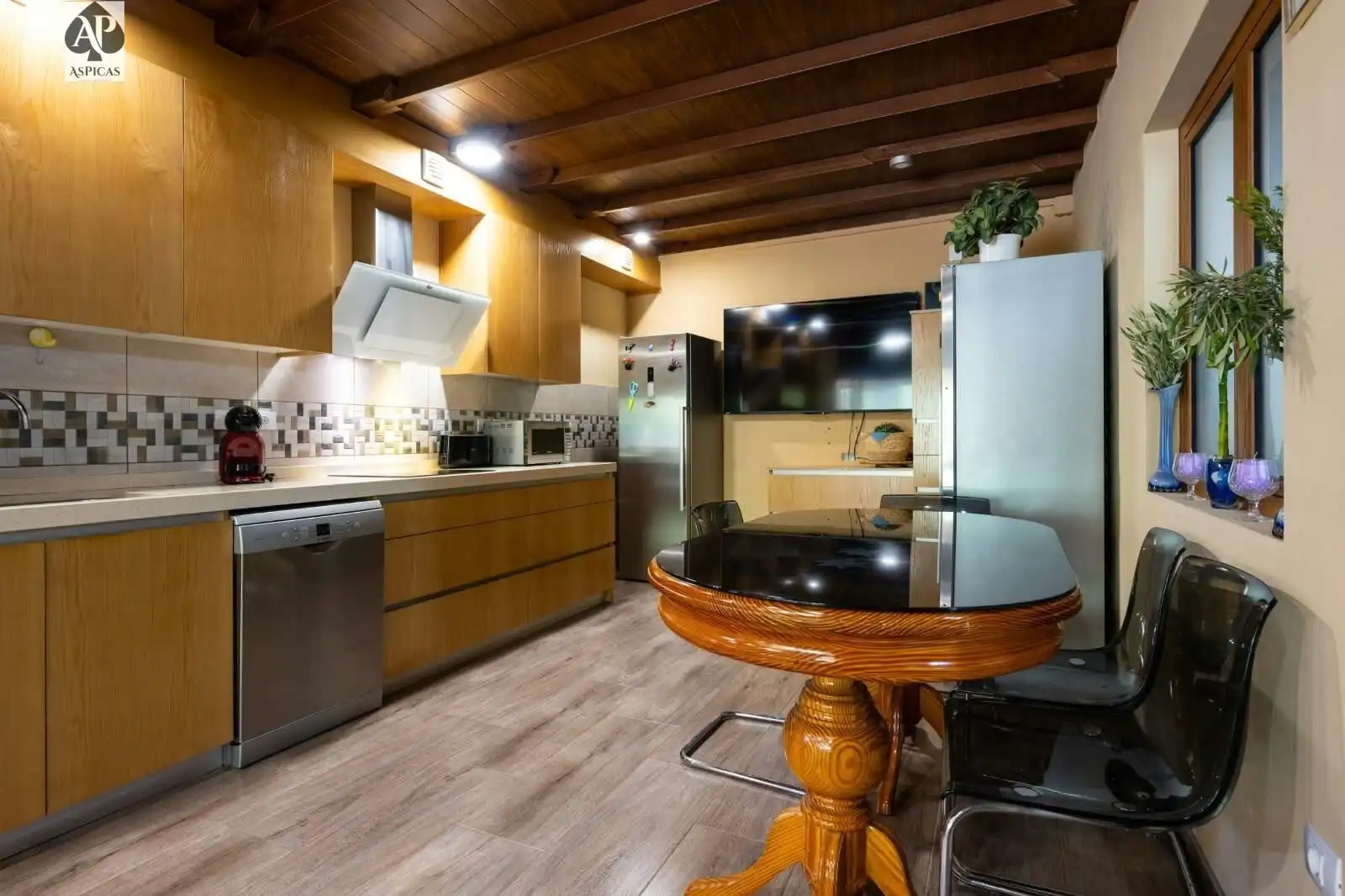 Cocina de Finca rústica en venta en Telde con Jardín privado, Terraza y Trastero