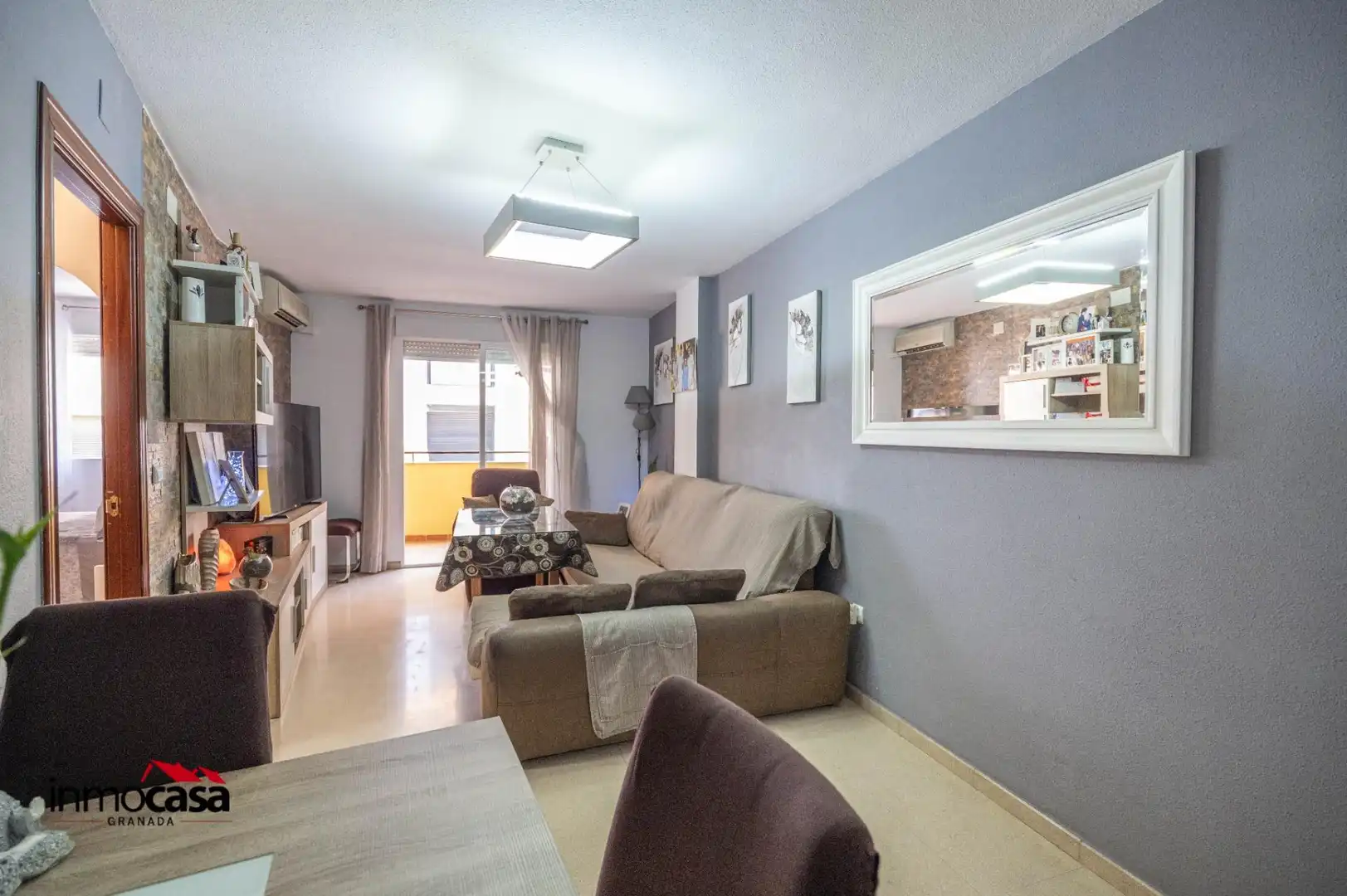 Sala d'estar de Pis en venda en Maracena amb Aire condicionat i Terrassa