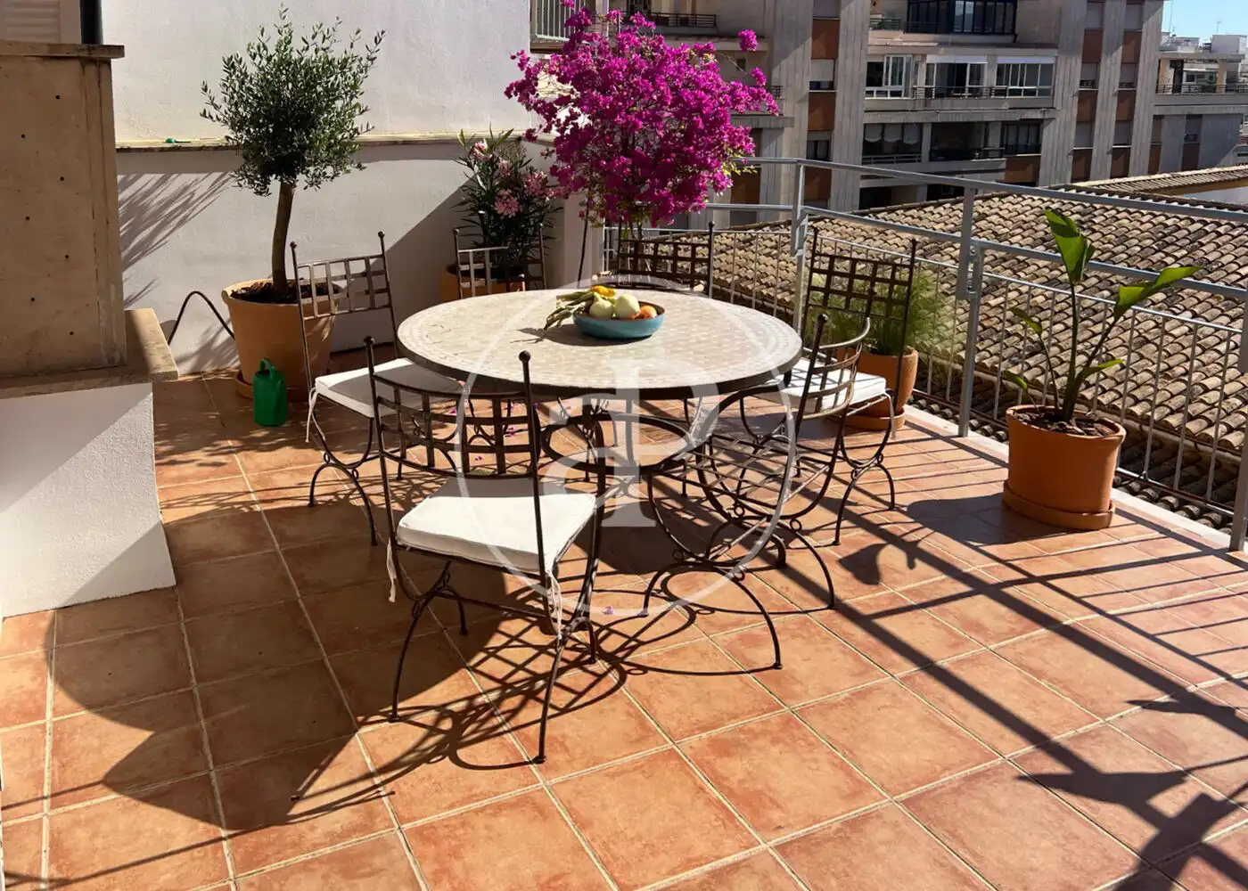 Terrasse von Wohnung zur Miete in  Palma de Mallorca mit Klimaanlage, Heizung und Terrasse