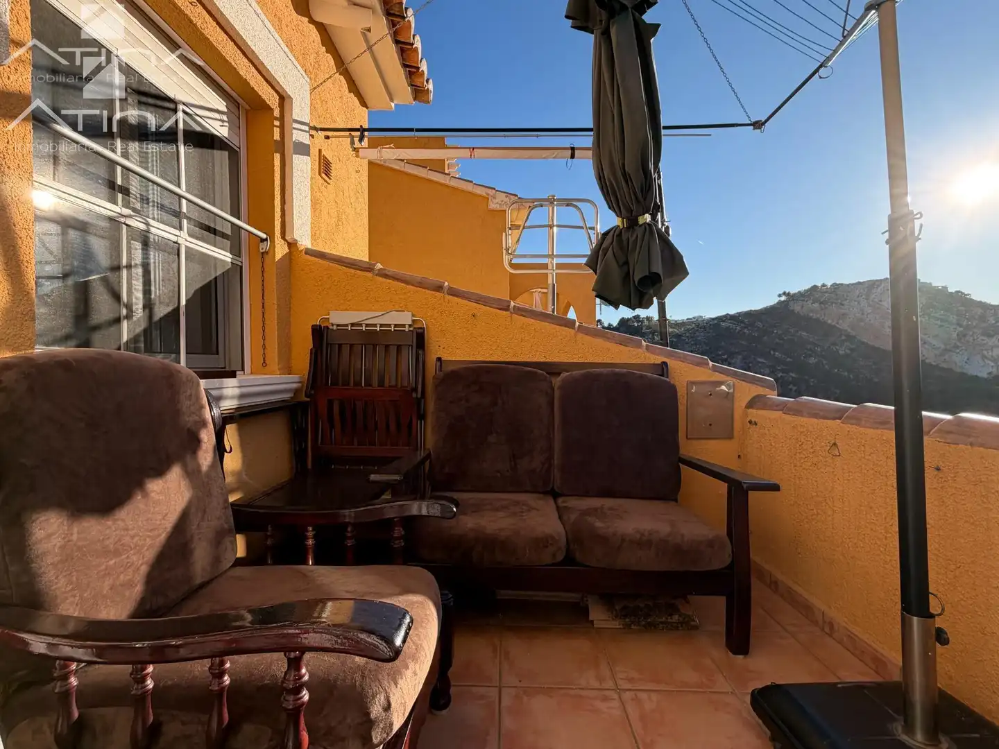Terrassa de Apartament en venda en Benitachell / El Poble Nou de Benitatxell amb Aire condicionat, Jardí privat i Terrassa