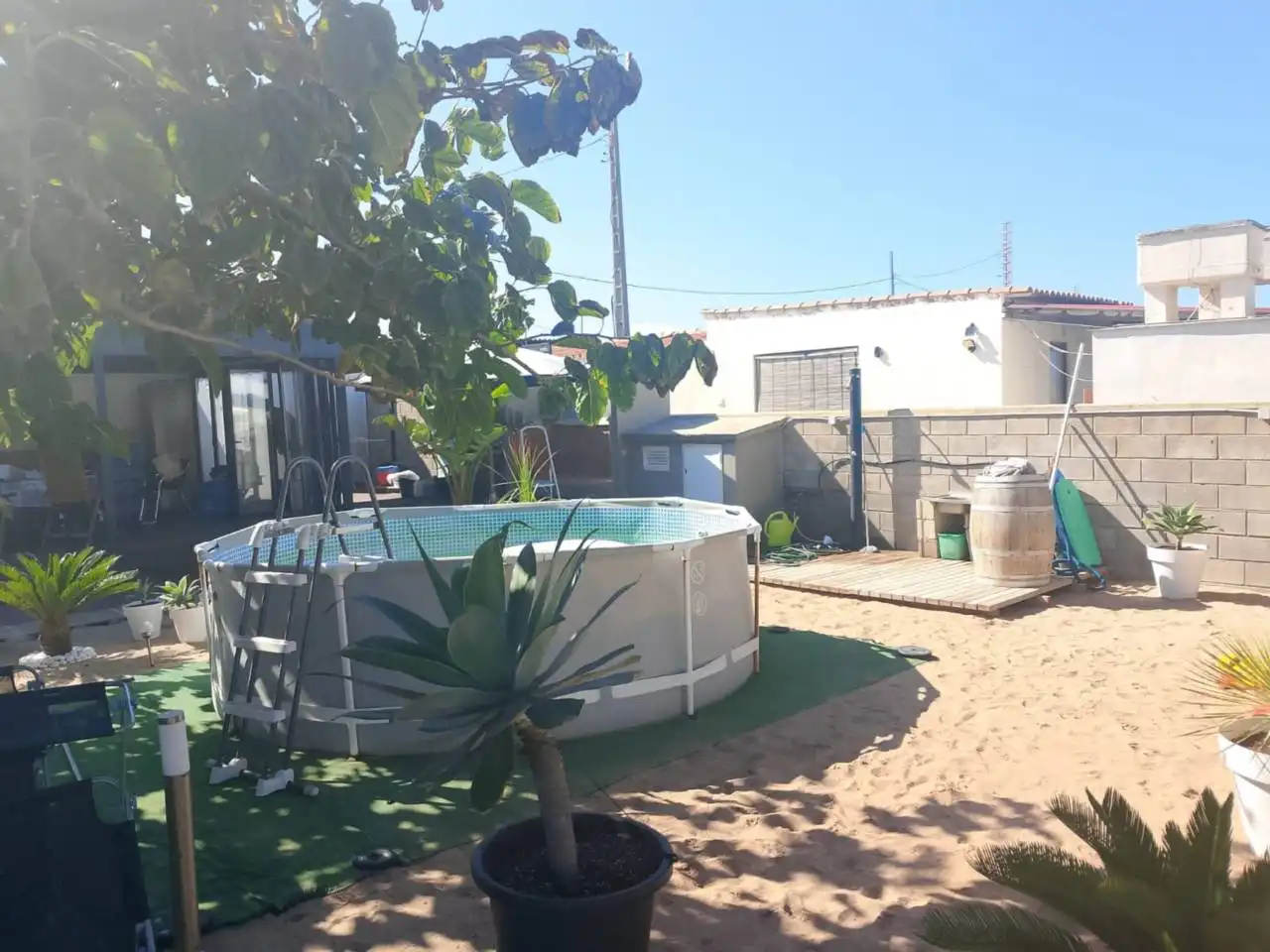 Piscina de Finca rústica en venta en Tavernes de la Valldigna con Jardín privado, Piscina y Amueblado