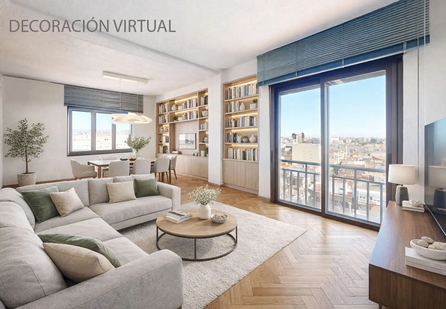 Sala de estar de Piso en venta en Madrid con Aire acondicionado, Calefacción y Balcón