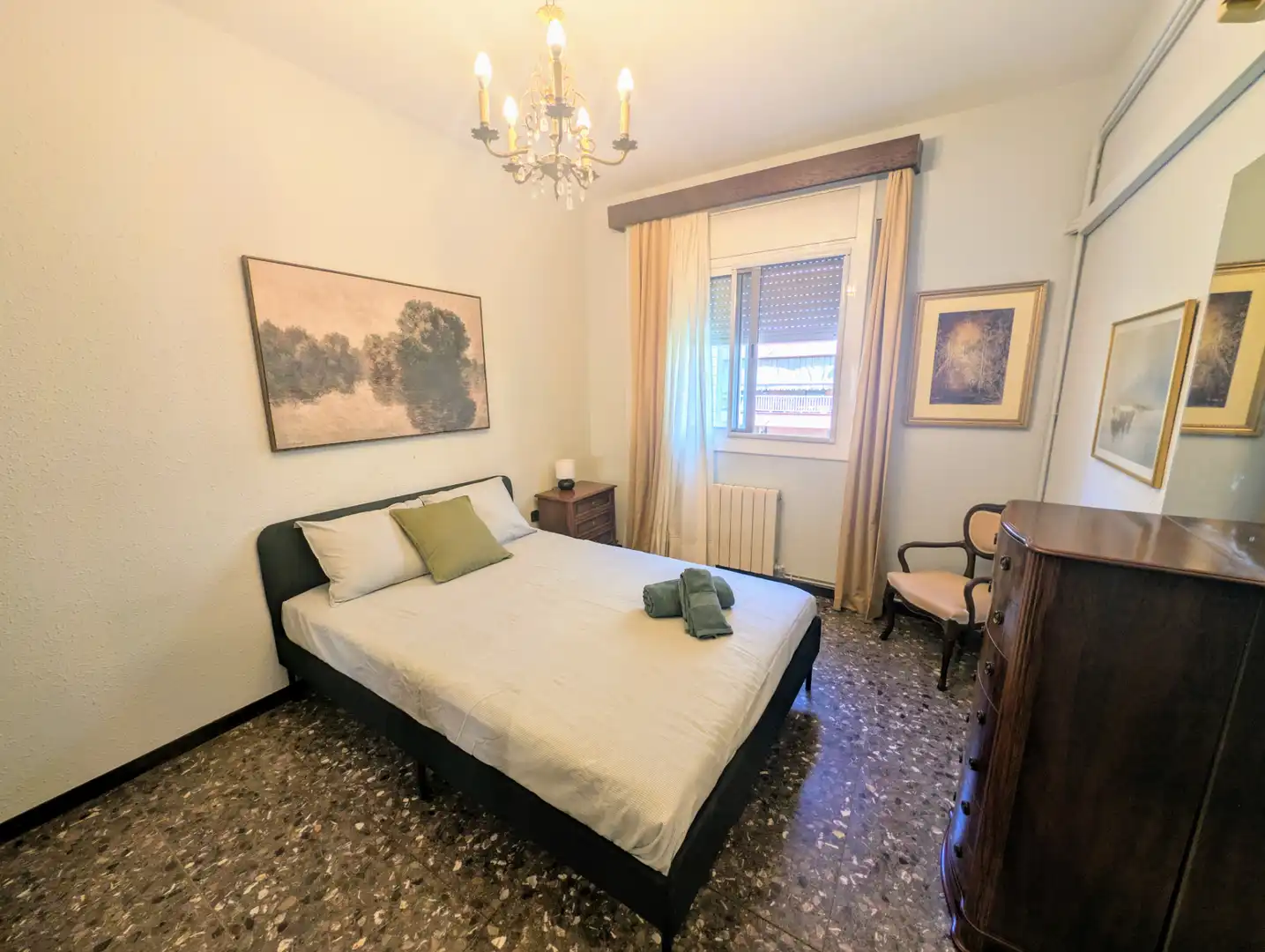 Bedroom of Flat for sale in Barcelona  with Air Conditioner, Heating and Oven