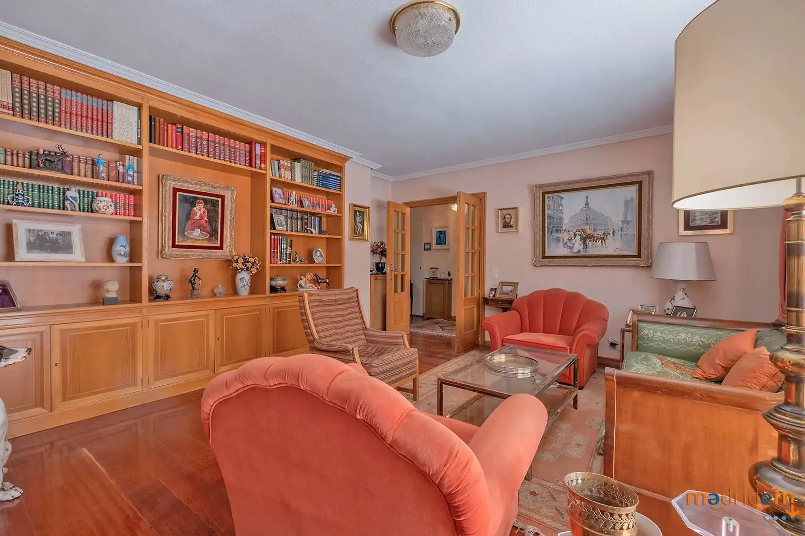 Living room of Apartments for sale in Madrid  with Air Conditioner, Heating and Private garden