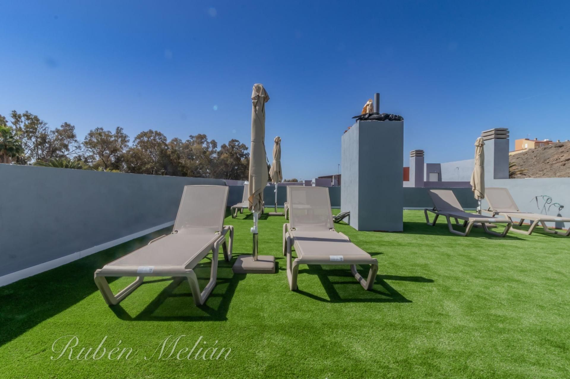 Terrace of Flat for sale in Mogán  with Air Conditioner, Terrace and Storage room